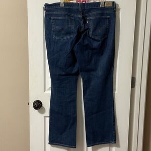 Levi's Women's Straight Leg Jeans in Dark Blue